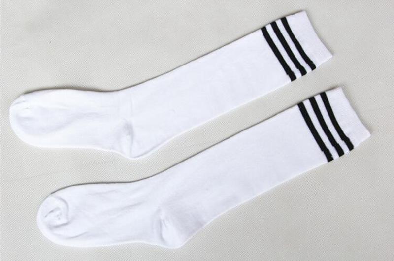 3 Striped midi socks 